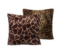 LOVIVER 45x45cm Animal Print Funda De Almohada Leopard Zebra Sofá Cojín De Coche Juego De Fundas