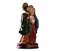 LOVIVER 5,5 "Sagrada Familia Niño Jesucristo María Madre Estatua de Resina estatuilla católica Religiosa Coleccionable