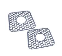 LOVIVER Alfombrilla de silicona para fregadero, antideslizante, protectora, escurridor de vajilla, para baño, estilo rústico.