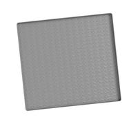 LOVIVER Alfombrilla de silicona para lavadora de 60 x 60 cm, antideslizante, universal, multifuncional, para mascotas, protector de encimera para secadora, Gris