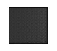 LOVIVER Alfombrilla de silicona para lavadora de 60 x 60 cm, antideslizante, universal, multifuncional, para mascotas, protector de encimera para secadora, Negro