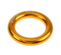 LOVIVER Anillo de Descenso Rápido Conector O Accesorio Escalada Arborista Rigging con Aleación Aluminio Magnesio Capacidad 22kn Adecuado para, Oro