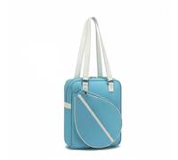 LOVIVER Badminton Bolso Deportivo Mochila Bandolera Bolsa Tote Raquetero Estructura Inteligente con Bolsillo Frontal para 1-2 Raquetas y Múltiples Bolsillos