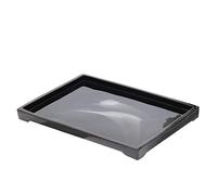LOVIVER Bandeja de tocador para Inodoro, jabonera de Regalos de inauguración en hogar de Resina para Adorno de jabón cosmético, Negro