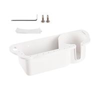 LOVIVER Boat Storage Organizer Caja Organizadora Impermeable para Embarcaciones Portavasos Marino Resistente Diseño para Llaves Y Vasos con Drenaje Adecuado P, Blanco