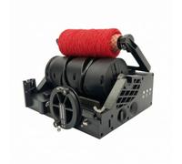 LOVIVER Bobinadora de Hilo de Mesa Bobinadora Máquina Enrolladora Medidor Digital de Longitud Plástico Resistente Pantalla Digital con Control de Tensión, Negro, Estilo Lindo