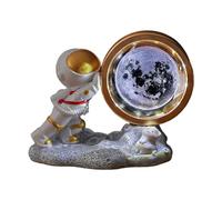 LOVIVER Bola de cristal luz nocturna lámpara de noche astronómica rotación de 360 grados lámpara de globo de cristal luz de noche para dormitorio, decoración, estilo D