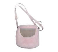 LOVIVER Bolsa transportadora para hámster, Bolsa transportadora para Animales pequeños, Bolsa transportadora cálida para Conejillo de Indias, Bolsa, Rosa