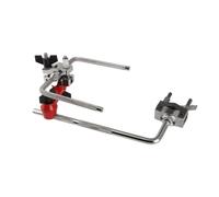 LOVIVER Brazo de fijación para platillos, varilla en forma de L doble, multifunción, resistente, accesorios para instrumentos de percusión para actuaciones de