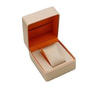 LOVIVER Caja de Almacenamiento de Reloj Individual para Hombre y Mujer, Estuche de Viaje con Almohada, Organizador de joyería de Cuero PU, Expositor de Reloj