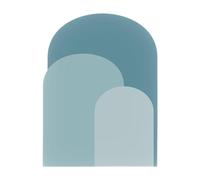 LOVIVER Calcomanía de Pared con Arco, para Dormitorio, Vacaciones, Puerta, Bohemia, Adhesiva y despegable, decoración artística, Azul