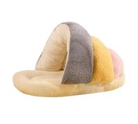 LOVIVER Cama para Perros pequeños con Forma de Cueva de Terciopelo, Nido para Dormir, Bonita caseta para Gatos, Saco de Dormir, Cama para Gatos para Regalo de, Gris, M