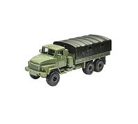 LOVIVER Camión de Transporte a Escala 1/72, Juego de construcción de Modelo de camión de Carga, camión de Carga 1/72 para decoración de Mesa, con Carpa