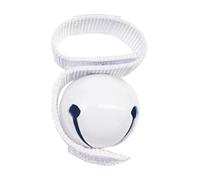 LOVIVER Campana Anti-Perdedores para Mascotas, a Prueba de Osos, con Correa y diseño silencioso. Ideal para Senderismo, Escalada, Pesca y Actividades al, Blanco