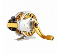LOVIVER Carrete de Pesca Carrete Bobina Sedal de Aluminio Resistente con de Ordenado Automático y Relación 4 1 Adecuado para Pesca en Río Lago, Carrete De Pesca De Velocidad Doble Mano Izquierda