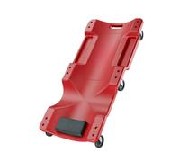 LOVIVER Carro Mecánico Tablero Rodante con Ruedas Camilla Automotriz de HDPE con Ruedas Suaves de y Estructura Reforzada para Taller Mecánico Mantenimiento, Rojo, 40 Pulgadas