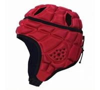 LOVIVER Casco Deportivo para Niños Casco Protector Gorro Headgear con Espuma EVA Acolchada y Carcasa Segmentada Resistente a Impactos Ventilación y Ajuste con, Rojo, Adolescente M 7-12 Años