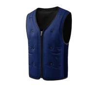 LOVIVER Chaleco Chaleco sin Mangas Chaleco de Trabajo Chaleco con Cremallera con Laterales de Malla Que Favorecen Flujo de Aire y Menor Restricción Adecuado, 2XL, Color to 20