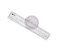 LOVIVER Clear Plotter Regla de Cálculo de Aviación Regla de Ingeniería