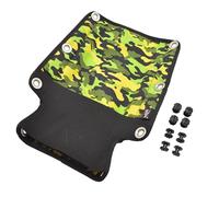 LOVIVER Cojín de Espalda de Buceo Almohadilla Trasera Acolchada Accesorio para Placa Arnés Bolsillo Elástico con Tornillos de Nylon Adecuado para Buceo Buceo, Verde Camuflaje