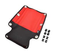 LOVIVER Cojín de Espalda de Buceo Almohadilla Trasera Acolchada Accesorio para Placa Arnés Bolsillo Elástico con Tornillos de Nylon Adecuado para Buceo Buceo, Rojo
