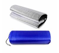 LOVIVER Colchoneta Camping Mat Térmica Portátil Resistente a la Humedad Hecha de Aluminio Adecuada para Acampada Familiar Viajes de Playa Picnic Senderismo, 200 * 90 * 0.6CM