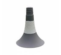 LOVIVER Conos de Entrenamiento Deportivo Marcadores de Campo Conos de Práctica Conos Apilables Conos de Señalización con Base Ensanchada de Polietileno, Gris