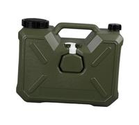 LOVIVER Contenedor de Agua con Grifo, portátil, Grueso, a Prueba de Fugas, Jarra para Acampar al Libre, para mochileros, barbacoas, Viajes, Coche, Pesca, Verde, 18l