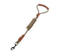 LOVIVER Correa de tracción para Perros de 1,5 m, Cuerda Trenzada para Entrenamiento al Libre, multifunción, Mango cómodo, Reutilizable para Correr al, MarrÓn