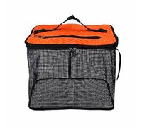 LOVIVER Cubo Pesca Plegable Transpirable Connedor Peces Malla con Relleno EVA Ligero Cubo Flotan con para Pescadores