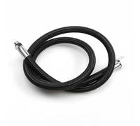 LOVIVER de Buceo Regulador Tubo Respiración Conector para Regulador Trenzado Flexible Cómodo Adecuada para Ajuste del Equipo Prácticas en Piscina Expediciones, Negro, 15cm