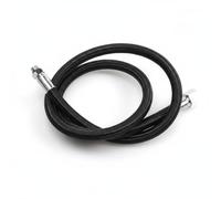 LOVIVER de Buceo Regulador Tubo Respiración Conector para Regulador Trenzado Flexible Cómodo Adecuada para Ajuste del Equipo Prácticas en Piscina Expediciones, Negro, 10cm