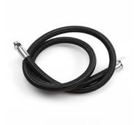 LOVIVER de Buceo Regulador Tubo Respiración Conector para Regulador Trenzado Flexible Cómodo Adecuada para Ajuste del Equipo Prácticas en Piscina Expediciones, Negro, 40cm