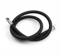 LOVIVER de Buceo Regulador Tubo Respiración Conector para Regulador Trenzado Flexible Cómodo Adecuada para Ajuste del Equipo Prácticas en Piscina Expediciones, Negro, 20cm