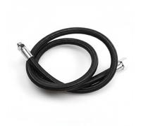 LOVIVER de Buceo Regulador Tubo Respiración Conector para Regulador Trenzado Flexible Cómodo Adecuada para Ajuste del Equipo Prácticas en Piscina Expediciones, Negro, 25cm