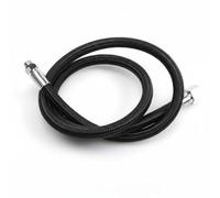 LOVIVER de Buceo Regulador Tubo Respiración Conector para Regulador Trenzado Flexible Cómodo Adecuada para Ajuste del Equipo Prácticas en Piscina Expediciones, Negro, 35cm