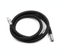 LOVIVER de Buceo Regulador Tubo Respiración Conector para Regulador Trenzado Flexible Cómodo Adecuada para Ajuste del Equipo Prácticas en Piscina Expediciones, Negro, 30cm