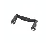 LOVIVER de Carrete de Pesca Manija Doble Palanca Perilla Carbono Fibra Acero Inoxidable Engranaje Repuesto Agarre Cómodo y Control Suave Apta para Mejoras y, Plateado, 8 5 Izquierda