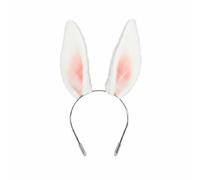 LOVIVER Diadema para Muñeca Orejas de Liebre Banda para Pelo Accesorio de Peluche Hecho a Mano Ajustable para Sesiones de Fotos , Diadema De Orejas De Conejo Lily De 3 Puntos Tipo Hebilla