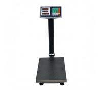 LOVIVER Digital Comercial Plegable con Base de, Báscula Digital De Plataforma 150kg Con Pantalla Digital Inglés 30x40cm