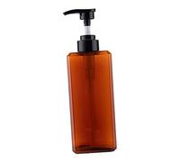 LOVIVER Dispensador de jabón de 1 Pieza, Botella vacía, loción de jabón, de, Bomba de loción Manual, Botella para baño, encimera, champú de Hotel, 650ml Naranja