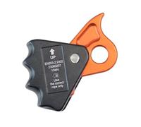 LOVIVER Dispositivo de Seguridad para Escalada, de Detención de Caídas, Accesorios para Montañismo Y Rapel, Naranja