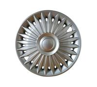 LOVIVER Embellecedor con Diseño Radial | Multirradio, Brillante, Tapacubo Radios Múltiples, para Coche, Plateado, 13 Pulgadas