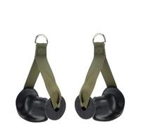 LOVIVER Empuñadura para Gimnasio Cable Máquina Asa Mango Agarre Forma Contorneada Ergonómica Que Reduce Fatiga y Mantiene el Control Adecuada para Ejercicios, Green