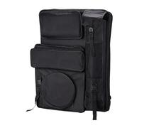 LOVIVER Estuche de portafolio de Arte, Bolsa de bocetos, Bolso portátil, Mochila para Artistas, Bolsa de Arte para Suministros para Pantalla de visualización, Negro