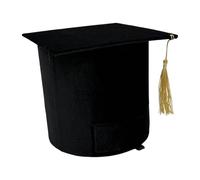 LOVIVER Estuche de Regalo para Birrete de Graduación, Contenedor Floral, Práctico Y Ligero, Negro, Individual