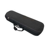 LOVIVER Estuche de Viaje para violín de tamaño completo 4/4 con higrómetro, versátil, de espuma de alta densidad, correas de hombro ajustables rectangulares, b