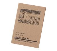 LOVIVER Guía de Instrucciones de Mahjong/Abacus Guía ilustrada Reglas Completas de Mahjong Estrategias Aprendizaje Guía de Aprendizaje para Jugadores, Guía de Mahjong