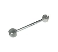 LOVIVER Herramienta de Ajuste de bisagras de Puerta, Herramienta de reparación, Llave Ajustable de Costura, Llave de Ajuste de Espacio de bisagras Resistente, L