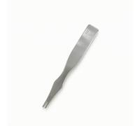 LOVIVER Herramienta de Marcado de Cuero Punzón Sacabocados Formón Aguja de Sangrar de para Espaciar Puntadas y Perforado Uniforme en Esquinas y Curvas, 3.38mm 2 Dientes